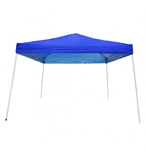 OTLIVE 10x10 Canopy Tent Slant Legs Waterproof Top Portable Pop Up Tents (10x10, Blue)